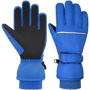 YUHAN PRETTY Kids Winter Ski Gloves Waterproof Children Girls Boys Fleece Thermal Snowboard Snow Gloves Mittens for Cold Weather, M