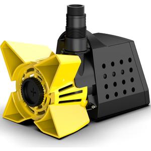 3200GPH Pond Pump, 200W Submersible Water Pump with 33FT Power Cord & Barrier Bag, 2 Hose Adapters, 20FT. Lift Height for Garden Ponds, Fountains, Waterfalls, Water Circulation (Yellow)