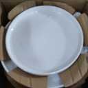Sweejar Porcelain Dinnerware Sets for 4, 12 Pieces Ceramic Plates and Bowls Set, Classic Modern Simple Kitchen Dinner Dining Ware Set, Dishwasher and Microwave Safe Dishes Sets(Pure White), Service for 4