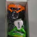 Water Space Kids Swimming Goggles Swim Mask with Nose Cover for Kids Youth 3-15, Anti-Shattered Lens UV Protection No-leak (Green & Yellow (2 pack))