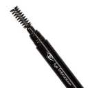Eye Embrace Liz Micro-Tip Pen: Medium Gray Ultra-Fine Micro Eyebrow Pencil Waterproof, Double-Ended Automatic Micro-Tip & Spoolie Brush, Cruelty-Free