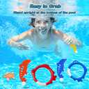 Jasonwell Pool Diving Toys Games - 25PCS Swimming Pool Toys with Dive Sticks and Rings Underwater Treasures Torpedo Bandits Fish Toy etc Fun Water Swim Toy for Boys Girls Adults Kids Teens