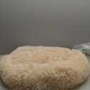 Kennel Cat Kennel Dog Kennel Removable and Washable Round Plush Pet Suitable for Indoors On The Side On The Floor Garden(Light Brown, (28in x 24in)