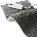 Sunbeam XL Heating Pad for Back Neck and Shoulder Pain Relief Auto Shut Off 6 Heat Settings Extra Large 12 x 24 Green Ideal for Muscle Aches and Arthritis Pain
