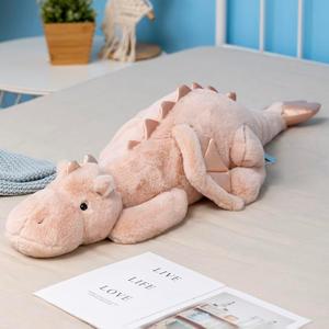 Weighted Dragon Stuffed Animal 43.3" 7Lbs, Large Pink Weighted Plush Dragon Toy for Kids and Adults(2025 Weighted Version)