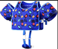 Gogokids Toddler Floaties, Swim Vest for Kids Learn to Swim, Pool Float Jacket for 20-50 lbs Girls and Boys, Toddler Swimwear with Duel Adjustable Safety Strap