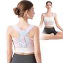 Posture Corrector For Women, Adjustable Back Brace For Posture, Back Posture Corrector Providing Pain Relief From Lumbar, Neck, Shoulder, And Clavicle, Back (L/XL Upper Waist 35-45 Inch) (b Purple Large/XL, Purple)
