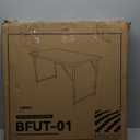 Elevon Folding Table, 4 Feet Heavy Duty Fold-in-Half Utility Table Indoor Outdoor for Camping, Picnic, Party