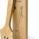 All-Natural Wooden Grill Scraper Tool 18" | Bristle-Free Grill Cleaner for Outdoor Grill | Eco-Friendly BBQ Cleaning Tool for Safe Grate Care