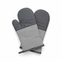 Cotton Oven Mitt With Silicone Grip, 1 Ea