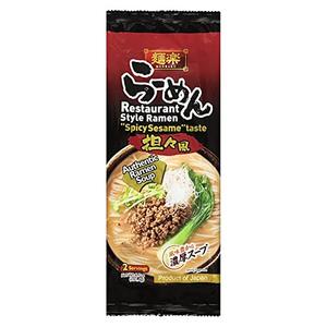 Hikari Menraku Spicy Sesame Ramen Noodles, 6.7 Ounce, Best By: 23 OCT 2025