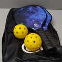 Dulce DOM Pickleball Paddles Set of 2/4 - USAPA Approved, 4 Indoor Outdoor Pickleball Balls, Fiberglass Surface Paddle Racket with Cover Bag, Ideal Training Equipment Gift for Men & Women (Starry Sky-4PK)