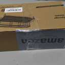 Cisily Kitchen Sink Caddy Organizer, Rustproof Non-Slip Soap Dish Dispenser Brush, Sponge Holder Storage, Home Essentials Accessories（Matte Black）