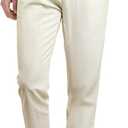 GINGTTO Linen Pants Men Slim Fit Lightweight Tapered Summer Beach Casual Pants Men, 34