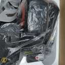 Under Desk Elliptical Machine, Electric Elliptical Leg Exerciser for Seniors with 12 Adjustable, Portable Quiet Elliptical Exercise Machine, Seated Pedal Exerciser with Remote Control (Orange)