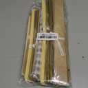 Gold White Party Decorations,12Pcs Hanging Tissue Paper Pom Poms,Pompoms Flowers for Engagement,Wedding,Birthday,Bachelorette,Bridal Shower Party Deco