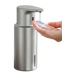 Automatic Liquid Soap Dispenser Touchless, 304 Stainless Steel Bottle Body 16.2oz/480ml Rechargeable Dish Soap Dispenser, 3 Adjustable Liquid Levels, IPX7 Waterproof, for Kitchen Bathroom