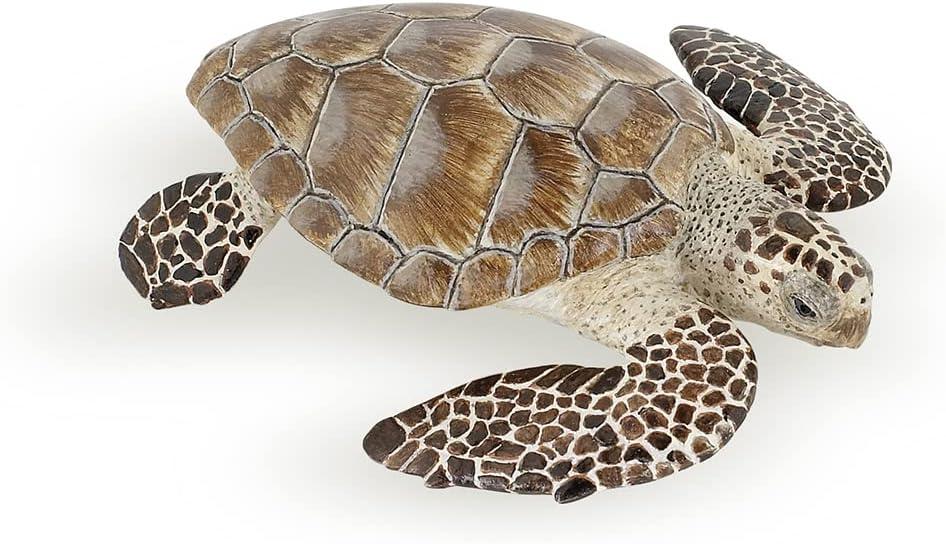 Papo - Loggerhead Turtle - from 3 Years Old - Marine Life Animals - Realistic Figurine - Educational Toy - Hand-Painted - Collection - Decoration - Children's Gift - Early Years - Playful Toy - 56005