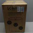 Keenray Upgraded Towel Warmer Bucket, Large Towel Warmer with 3 Heating Modes, Heat Time 30/45/60/90 Min Adjustable and Up to 24 Hour Delay Timer, Towel Heater for Oversize Bathrobes Blankets, CL1Plus (Clear White)