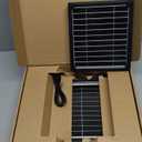 5W 12V Solar Panel for Trail Camera - Waterproof Solar Charger Kit with 5200mAh Battery, Compatible with Game Camera, Hunting & Wildlife Monitoring (2 Pack)