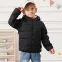 BFUSTYLE Toddler Winter Coats Hooded Infants Fleece Jacket Thickened Jacket for Baby Girls Boys 1-5T
