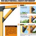 8pack 4x4 (Actual 3.5''x3.5'') Degree Angle Support Brackets, for Pergola, Gazebo, Deck Wood Frame Structures Provide Support 45 Degree Angle Bracket