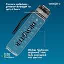 Hydrogen Water Bottle - 3X More Hydrogen Concentration - 32oz Hydrogen Water Bottle - Portable Hydrogen Water Carrier | Preserves & Carries Hydrogen-Rich Water BPA-Free, Leakproof, Travel-Friendly