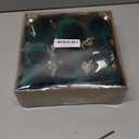 Velvet Ornaments for Christmas Tree Decorations - Emerald Green Xmas Ball Ornament for Indoor Holiday Decor - Shatterproof Christmas Bulbs Ornaments 80mm 3.15inch - Pack of 9