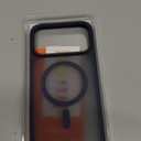 TORRAS Stronger Magnetic & Shockproof for iPhone 17 Pro Max Case, Fit for MagSafe, Military Grade Drop Protection, Camera Control, DIY Button, Slim for iPhone 17 Pro Max Case Translucent Deep Blue