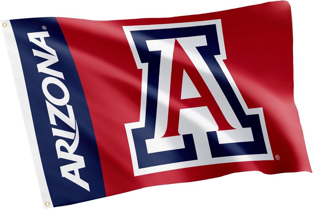 Desert Cactus University of Arizona Flag Wildcats UA Banners 100% Polyester Indoor Outdoor 3x5 feet Flags (Design R)