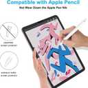 Ambison[1 Pack Matte Glass Screen Protector Compatible with iPad Pro 11, Anti Glare&Fingerprint/Smooth as Silk/Tempered Glass Scratch-Resistant (iPad Pro 11 2022-2Pack)