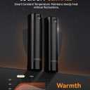 Rechargeable Hand Warmers - 2 Pack Electric Pocket Warmer, 360 Heating, 2X 5000mAh 18Hrs Long Last, 3 Settings - Camping Essentials, Hunting Gear, Christmas Stocking Stuffers, Gifts for Men, Women (Black)