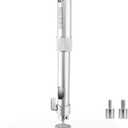 NIERBO Universal Projector Wall Ceiling Mount Hanger 360 Rotatable Head with Extendable Length 11.8 Inch to 19.7 Inch Mounting Bracket
