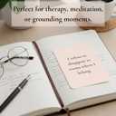 2 x Undeniably Worth It Affirmation Cards  100 Positive Daily Mantras for Men, Women, Teens, Adults - Self-Worth, Mental Health & Healing Card Deck