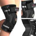 NEENCA Professional Knee Brace for Knee Pain, Hinged Knee Support with Patented X-Strap Fixing System, Medical for Pain Relief, Arthritis, Meniscus Tear, ACL, PCL, MCL, Runner, Sport, S