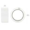 Amazon Basics Strong Plastic Adhesive Packing Tape for Shipping, Sealing Boxes, Moving and Storage, Clear, Low Odor, 1.88 in x 54.6 yds, 12-Pack