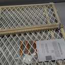 Toddleroo by North States - Diamond Mesh Wooden Baby Gate: Pressure Mounted Baby Gate for Doorways - Adjustable 26.5 to 42 Inches Wide - 23 Inches Tall