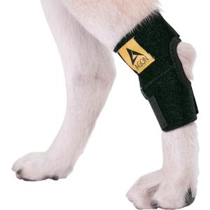 Agon Dog Leg Braces For Back Leg wrap hock compression protects wounds and helps heal hind legs rear ankle joint, preventing injuries, sprains providing stability for dogs, canines arthritis (Medium)