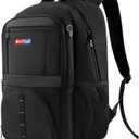 Travel Laptop Backpack, 40L Water-Resistant & Durable Business Backpack, Airline-Approved for Carry-On, Fits 17.3-inch Laptops, Suitable for School & Daily Commute