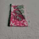 Alysheer Embroidered Lumbar Decorative Throw Pillow Covers 12"x 20" Count of 1, Classic Boho Mandala Embroidery Pattern Cotton Rectangular Cushion Case for Sofa Couch Bed Living Room(Bright Hot Pink)