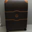 DELSEY PARIS Chatelet Air 2.0 Hardside Luggage with Spinner Wheels, Chocolate Brown, Checked-Large 28 Inch