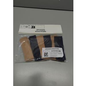 Amazon Essentials Women's Microfiber Underwear (Hipster & Thong, Available in Plus Size), Pack of 6 (Black/Washed Bronze)