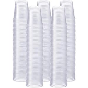 GUSTO Clear Plastic Cups [3 oz - 500 Count]  Small Disposable Drinking Cups for Water, Mouthwash, Bathroom, Tasting & More  Crystal Clear, BPA-Free, Durable Polypropylene (Formerly Comfy Package)