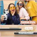 Cute Case for Samsung Galaxy A16 5G - for Women Girls Kawaii Funny Design Fun Aesthetic Blue Flower Fashion Girly for Teens Pattern TPU Bumper Phone Covers