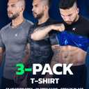 Kewlioo Sauna Shirt for Men - Heat Trapping Sweat Vest, Sauna Suit For Men, Compression Workout Sweat Suit for Gym, Workouts