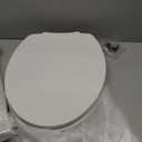 KOHLER 20111-0 Brevia, Slow Close Toilet Seat, Round Toilet Seat, Grip-Tight Bumpers Quick-Attach Hardware, White