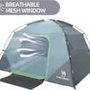 CAMEL CROWN Tents for Camping 4 Person Waterproof Tent Quick Setup Folding Outdoor Backpacking Tents Family Hiking