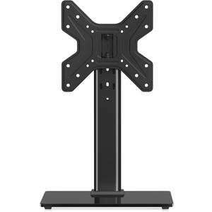 Universal Swivel TV Stand Base Table Top TV Stand for 17-43 Inch TVs Height Adjustable Monitor Mount Stand, Holds up to 88lbs, Max VESA 200x200mm, TS205