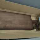 SOBIBO Wood Coat Rack Freestanding with Shelves & Hooks, 23.6inch, Walnut