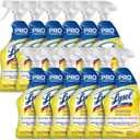 Lysol Pro All-Purpose Cleaner, Advanced Deep Cleaning Sanitizing and Disinfecting Spray, For Commercial Use, Use to Clean and Deodorize, Lemon Breeze Scent, 32oz (Pack of 12)